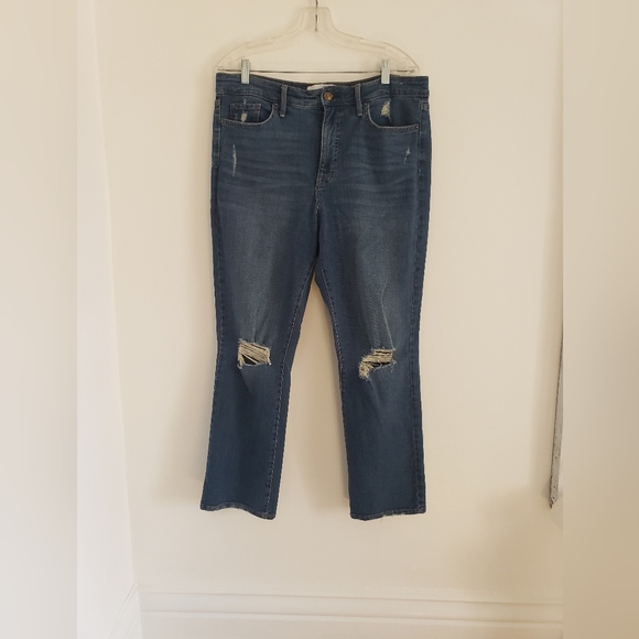 SAM EDELMAN high rise slim straight jeans 31 - Picture 1 of 11